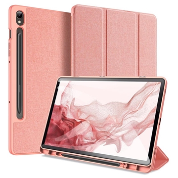 Samsung Galaxy Tab S9 Dux Ducis Domo Tri-Fold Puzdro Smart Folio - Ružová
