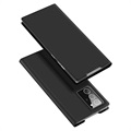 Dux Ducis Skin Pro Samsung Galaxy Note20 Ultra Flip Case s slotom na kartu - čierna