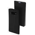 Dux Ducis Skin Pro Samsung Galaxy S10+ Flip Case (Otvorená krabica - Hromadné vyhovujúce) - Black