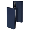 Dux Ducis Skin Pro Sony Xperia 10 V Flip Case - Modrá