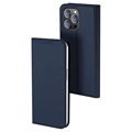 iPhone 15 Pro Dux Ducis Skin Pro Flip Case - Modrá