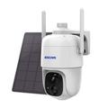 ESCAM G24 H.265 3MP Full HD AI Identifikujte kameru so solárnym panelom PIR Alarm WiFi Kamera so zabudovanou batériou