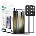 Tvrdené Sklo Samsung Galaxy S23 Ultra 5G ESR Screen Shield a Chránič Objektívu Fotoaparátu - 2 Ks.