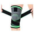 Elastická unisex fitness koleno chránič - xl - zelená