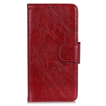 Samsung Galaxy XCover 5 Elegantná séria Puzdro pre peňaženku - červená