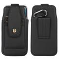 Elegant Universal Belt Clip Case 6.7" - Card Slots, Carabiner