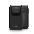 Emporia Joy-LTE Flip Phone for Seniors - Black