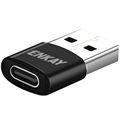 Enkay ENK-AT105 USB-A / USB-C Adaptér - Čierna