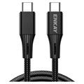 Enkay Power Delivery USB-C Kábel - 100W, 5A, 1m - Čierny