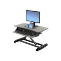 Ergotron WorkFit-Z Mini Sit-Stand stolový konvertor na stojaci stôl - čierny