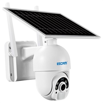 ESCAM QF250 SOLAR -poháňaná kamera s sledovaním - 1080p, wifi - biela