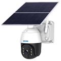 Escam QF724 Waterproof Solar-Powered Security Camera - 3.0MP, 30000mAh (Open Box - Bulk Satisfactory)