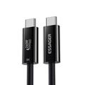 Essager Thunderbolt 4.0 USB-C Cable 1m - 240W Fast Charging, 8K 60Hz Video - Black