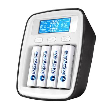 EverActive NC-1000M Ni-MH/Ni-Cd Battery Charger - 4x AAA/AA