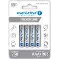 EverActive Silver Line EVHRL03-800 Rechargeable AAA Batteries 800mAh - 4 Pcs.