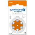 EverActive Ultrasonic 13/PR48 Hearing Aid Batteries - 6 Pcs.