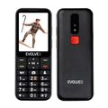 Evolveo EasyPhone LT 4G Senior Phone with SOS GPS Location & Charging Stand - Black