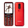 Evolveo EasyPhone LT 4G Senior Phone with SOS GPS Location & Charging Stand - Red