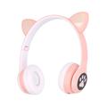 Extralink Cat-Ear Wireless Kids Headphones - Pink