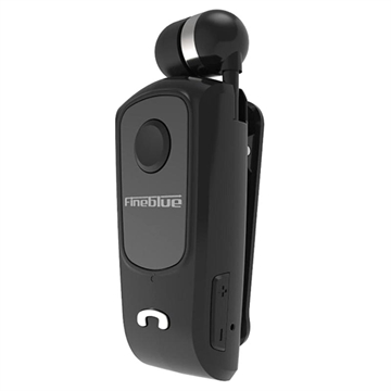 Bluetooth Headset Fineblue F920 s Nabíjacím Puzdrom - Čierny