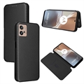 Motorola Moto G32 Flip Case - Carbon Fiber