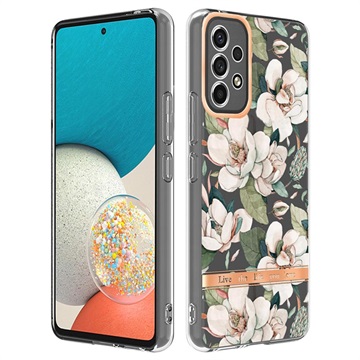 Kvetinová séria Samsung Galaxy A53 5G TPU Case - Green Gardenia