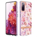 Kvetinová séria Samsung Galaxy S20 Fe TPU Case - Pink Gardenia