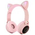 Skladovacie Slúchadlá pre Detské Ucho Bluetooth (Hromadné vyhovujúce) - Ružové