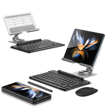 Pre Samsung Galaxy Z Fold4 5G / Fold3 5G / Fold2 5G / Fold 5G Magnetický skladací stojan s dotykovým perom myši