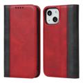 Peňaženka Série Elegance iPhone 14 - Červená / Čierna