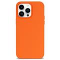 iPhone 14 Pro Magnetic Silicone Case (Open Box - Bulk) - Orange