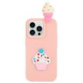 3D Cartoon iPhone 14 Pro TPU Case