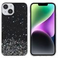 Starry Sky Sparkle iPhone 14 TPU Puzdro - Čierna