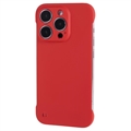iPhone 13 Pro Bezrámové Plastové Puzdro - Červená