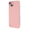Bezrámové plastové puzdro na iPhone 14 – Ružová