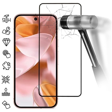 Google Pixel 10 Pro Full Cover Tempered Glass Screen Protector - Black Edge