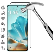 Motorola Edge 60 Fusion Full Cover Tempered Glass Screen Protector - Black Edge