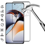 OnePlus 12R/Ace 3 Úplný chránič sklenenej sklenenej obrazovky - Čierny okraj