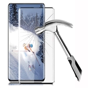 Samsung Galaxy S10 Ochranné Tvrdené Sklo Full Cover - Čierny Okraj