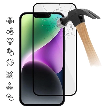 Úplné Pokrytie iPhone 15 Ochranné Tvrdené Sklo na Obrazovku - 20D