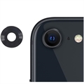 iPhone SE (2022)/SE (2020) Šošovka Fotoaparátu Kov a Ochrana z Tvrdeného Skla