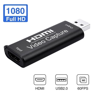 Full HD 1080p HDMI na USB karta na zachytávanie videa