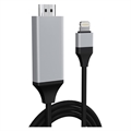 Full HD Lightning to HDMI AV adaptér – iPhone, iPad, iPod – Čierny