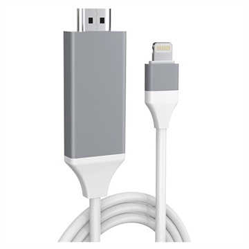 Full HD Lightning to HDMI AV adaptér – iPhone, iPad, iPod – Biely