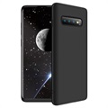GKK Odnímateľný Samsung Galaxy S10+ Case - Čierna