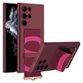 GKK Hand Strap Samsung Galaxy S22 Ultra 5G Hybrid Case
