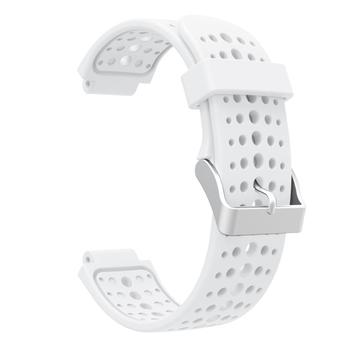 Garmin Forerunner 220/230/235/620/630/735 Soft Silicone Strap - White