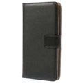 Kožené puzdro LG G3 Wallet (Otvorená krabica - Výborná) - čierne