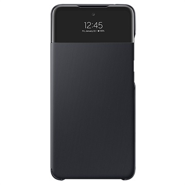 Samsung Galaxy A52 5G S View Peňaženka kryt EF -EA415PBEGEU - Čierna