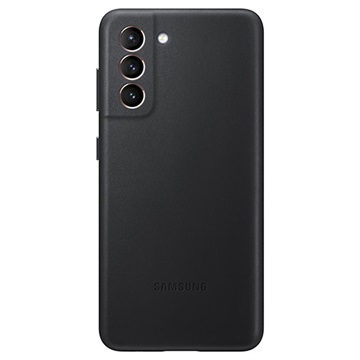 Samsung Galaxy S21 5G Kožený kryt EF -VG991LBEGWW - Čierna